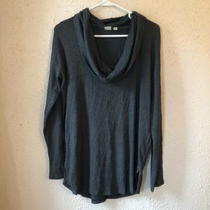 GAP gray cowl neck sweater